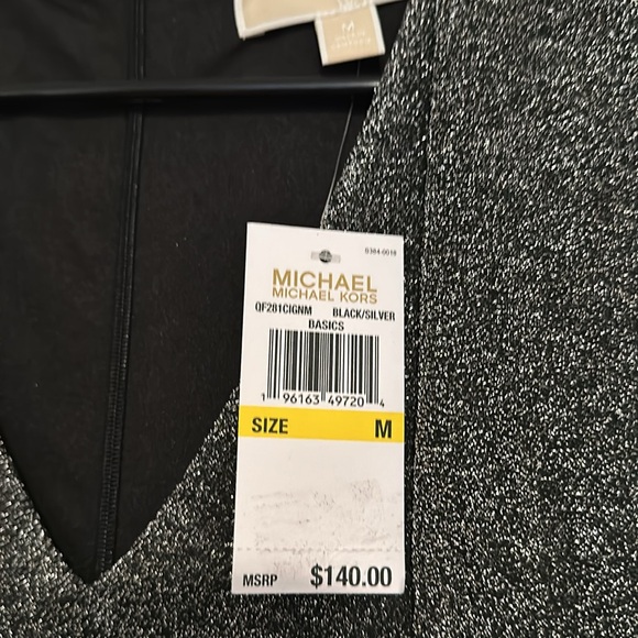 Michael by Michael Kors black/silver stretch jumpsuit - Picture 6 of 7